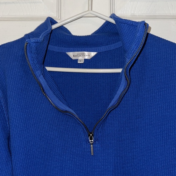 Royal Blue Northern Reflections Quarter Zip - Picture 2 of 4